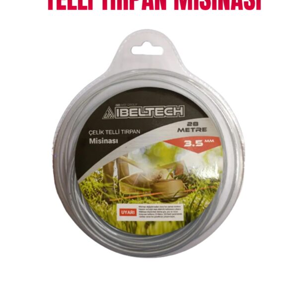 3.5 MM 28 METRE ÇELİK TELLİ TIRPAN MİSİNASI