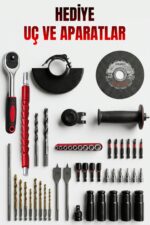 RKL-9165 RETOOLS PROFESYONEL BORDO YENİ SERİ 4'LÜ SET (100 NM VİDALAMA VE 6 DEVİRLİ SPİRAL) - Görsel 3
